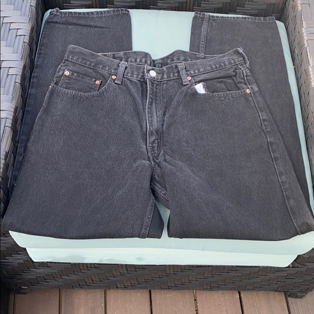 Levi’s 550 men jeans black, size W38 L34